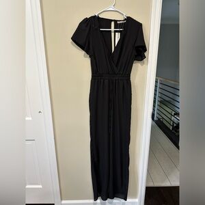 Francesca’s Black Jumpsuit